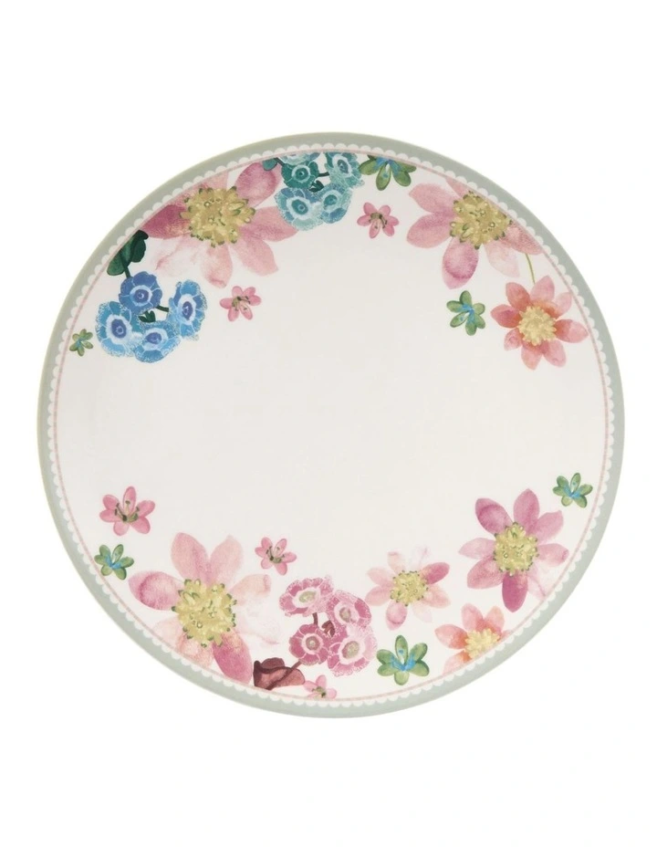 Primula Round Platter 32cm Gift Boxed in White