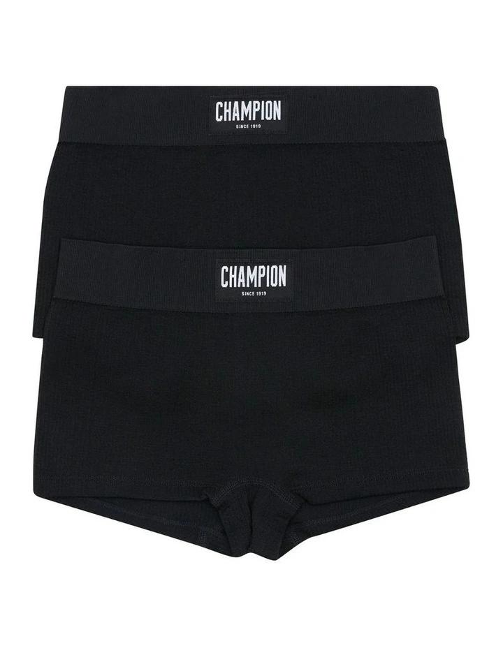 Shortie 2 Pack in Black
