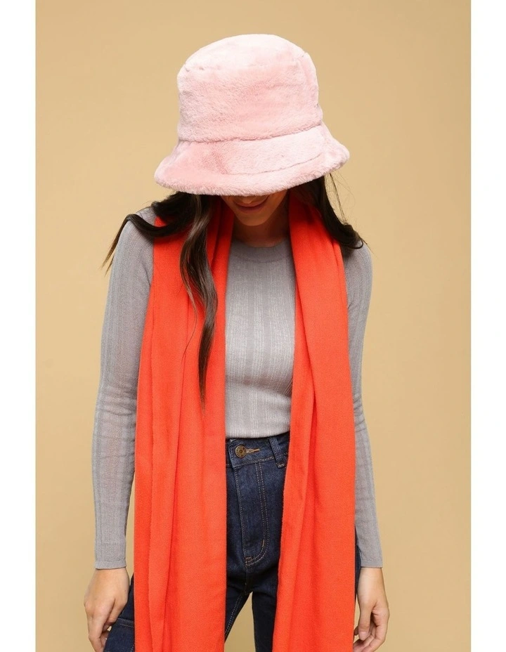 Carla Bucket Hat in Pink