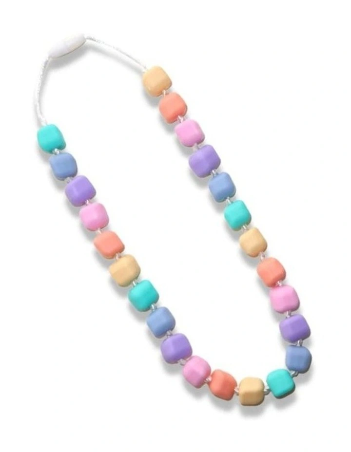 Princess & The Pea Necklace in Pastel Rainbow