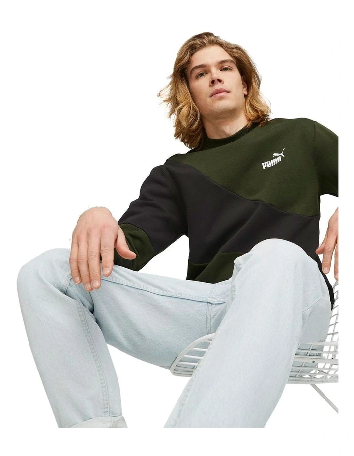 Power Cat Crew Sweatshirt in Myrtle