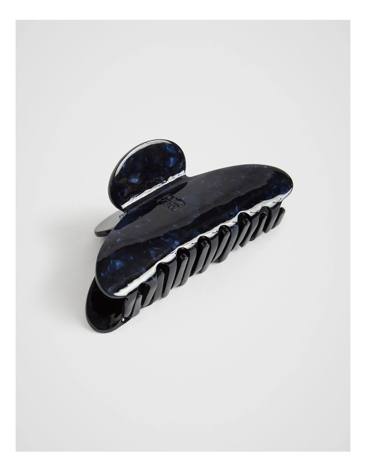 Resin Hair Claw Clip in Midnight Sky