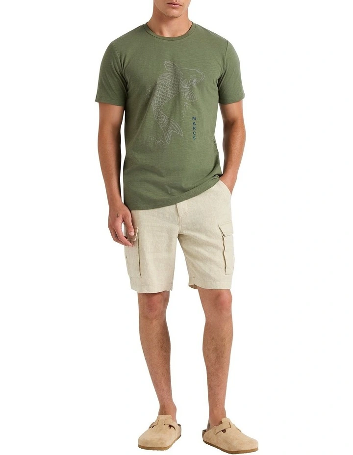 Koi Story Tee in Jungle