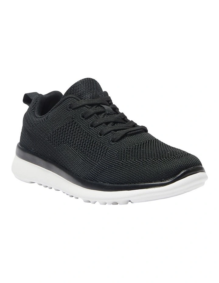 Quantum Sneakers in Black Knit