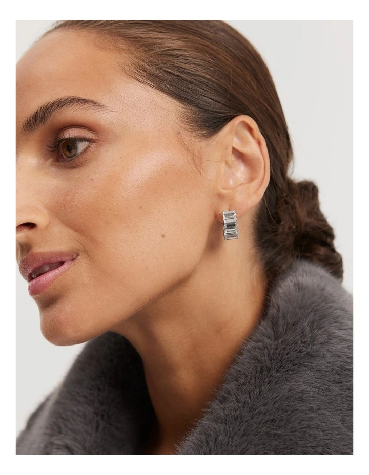 Kit Mini Hoop Earring in Silver