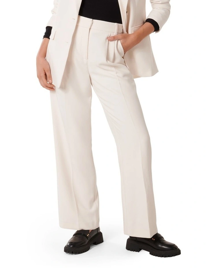 Tessa Straight Leg Pants in White