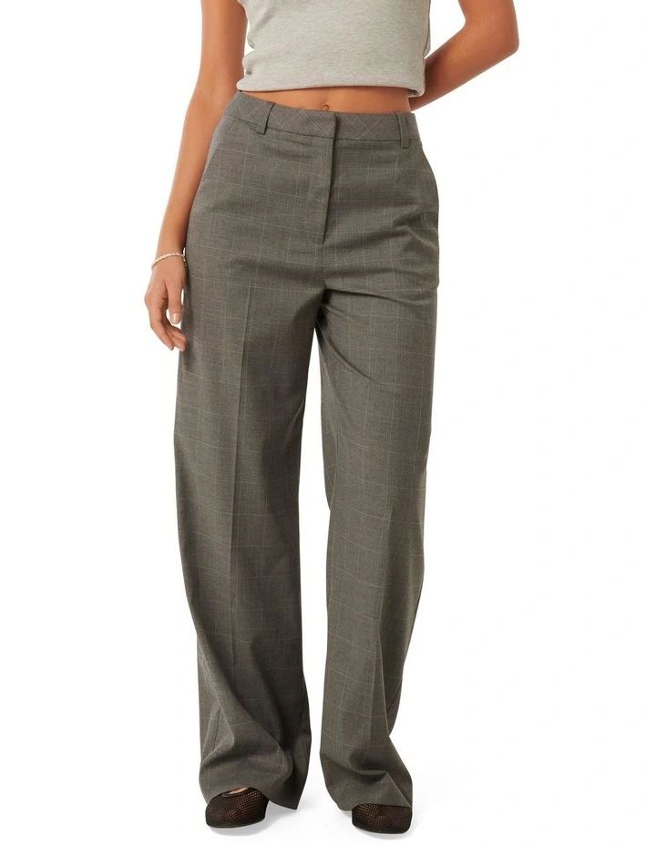Monique Wide Leg Pant in Grey