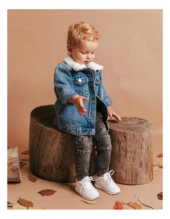 Compound Jacket (Size 0-5) in Denim