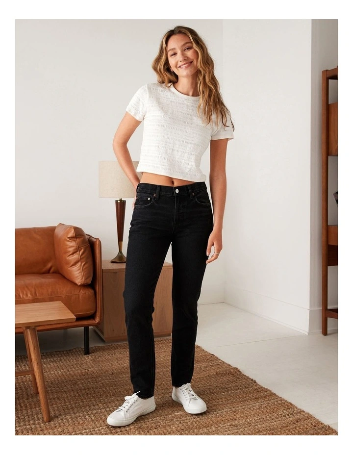 Stretch '90s Skinny Jean in Black