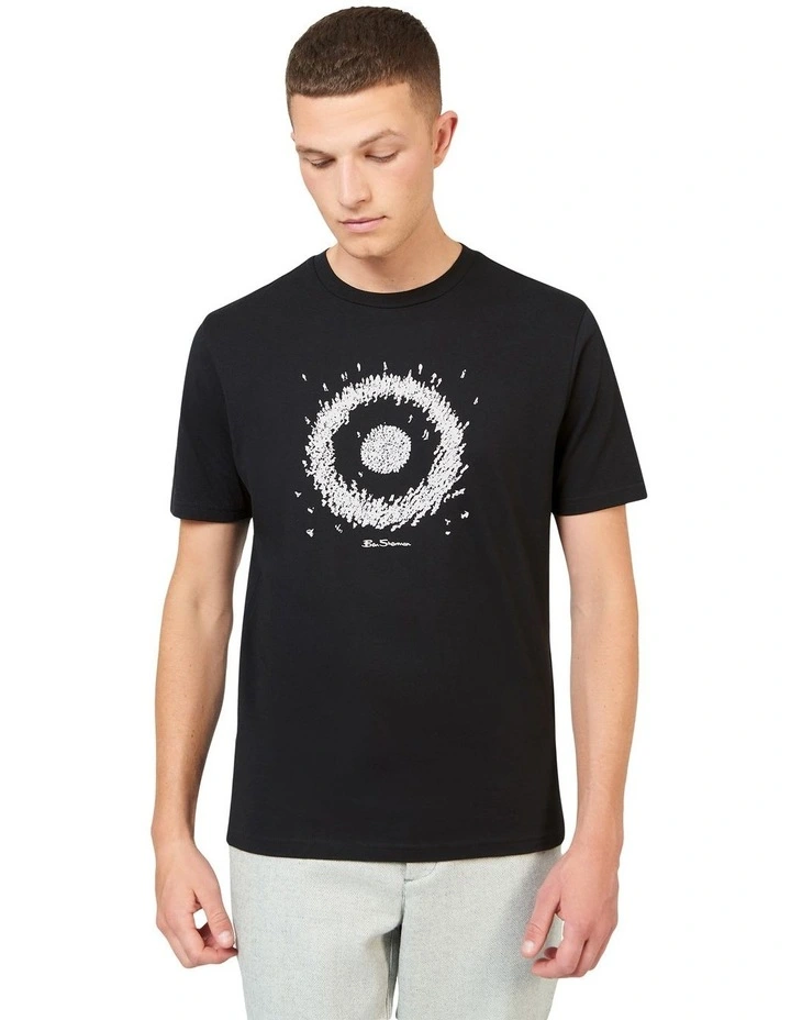 Festival Crown Tee in Black
