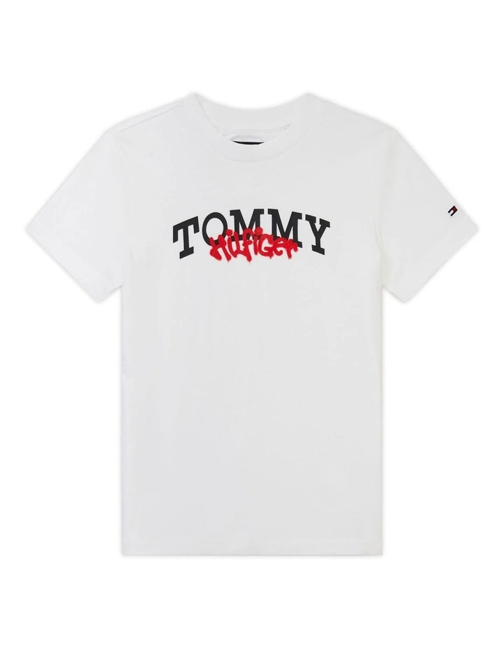 Boys 3-7 Graffiti Tee in White