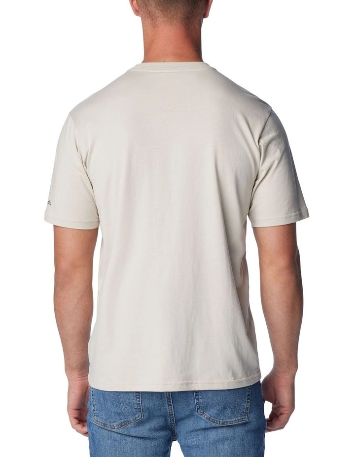 CSC Basic Logo Short Sleeve Tee in Dark Stone