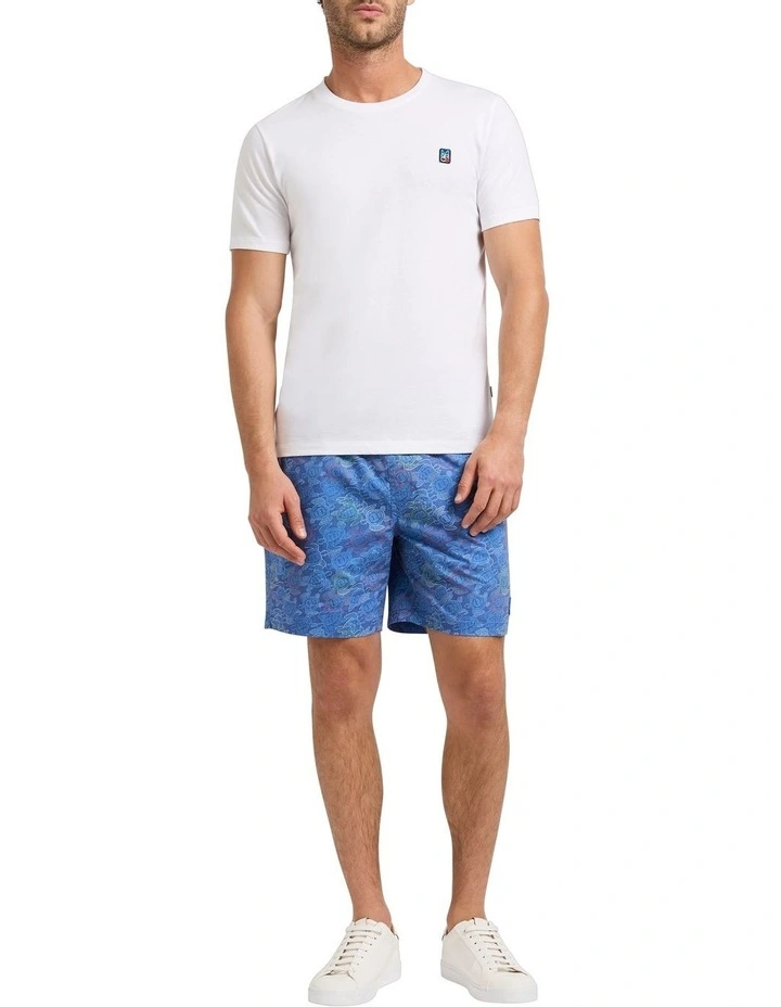 Badge Tee in White