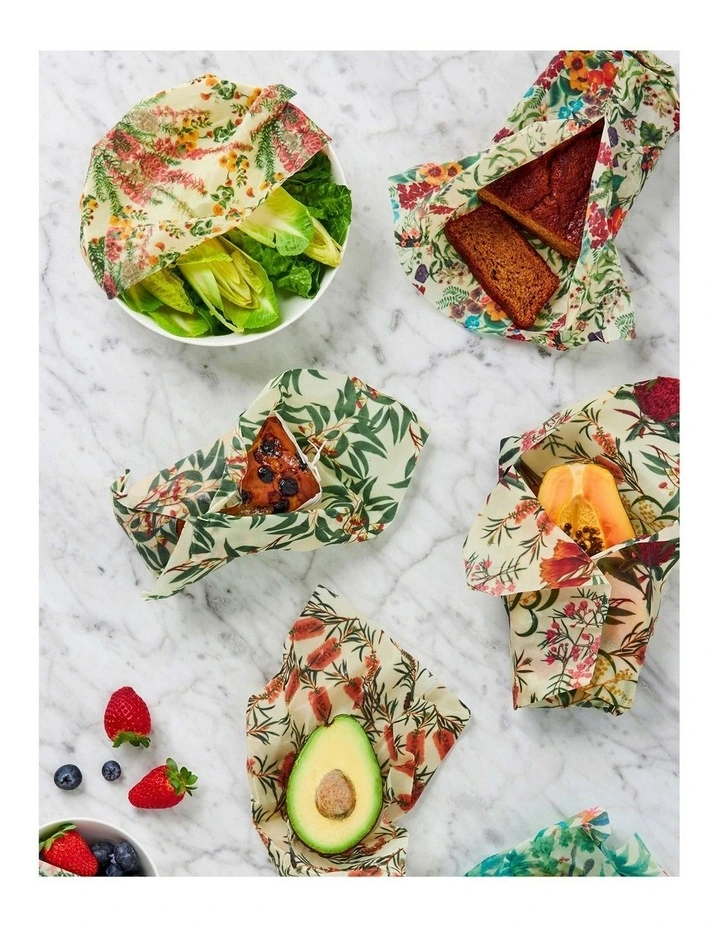 Royal Botanic Gardens Beeswax Wrap Set Of 2 Botanc Gift Pack