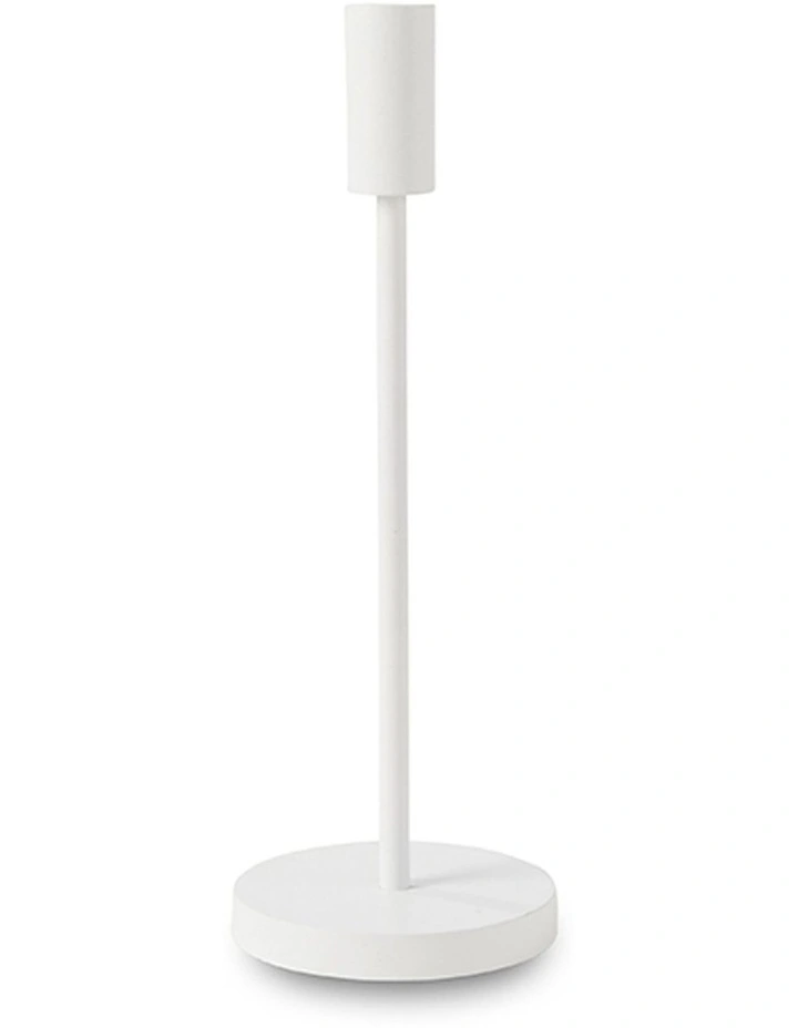 Candle Stand Large 10.2x29cm in White