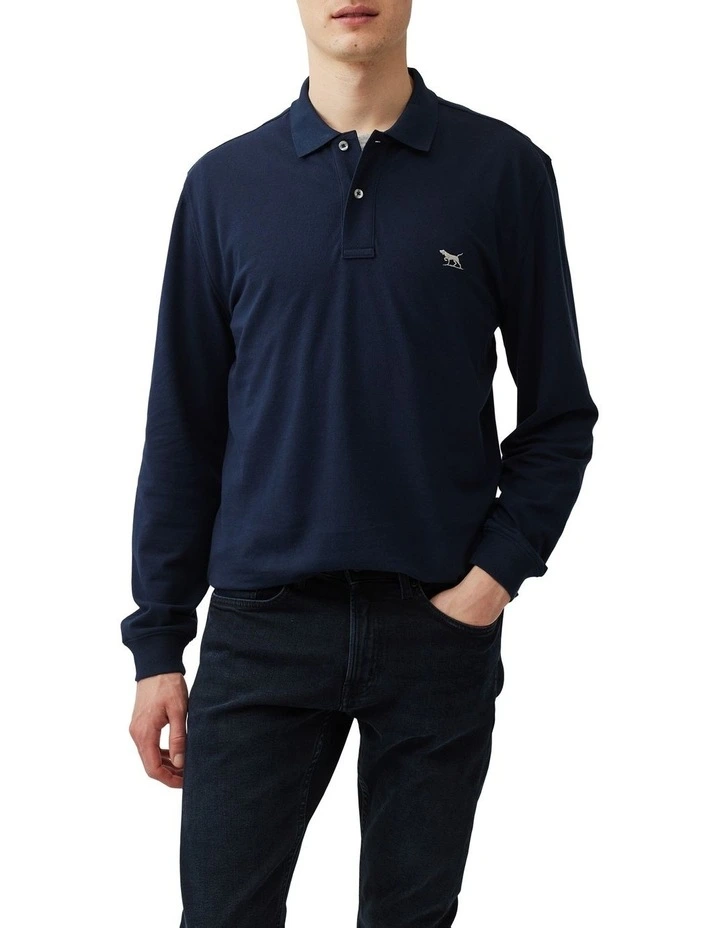 Long Sleeve Original Fit Gunn Polo in Eclipse