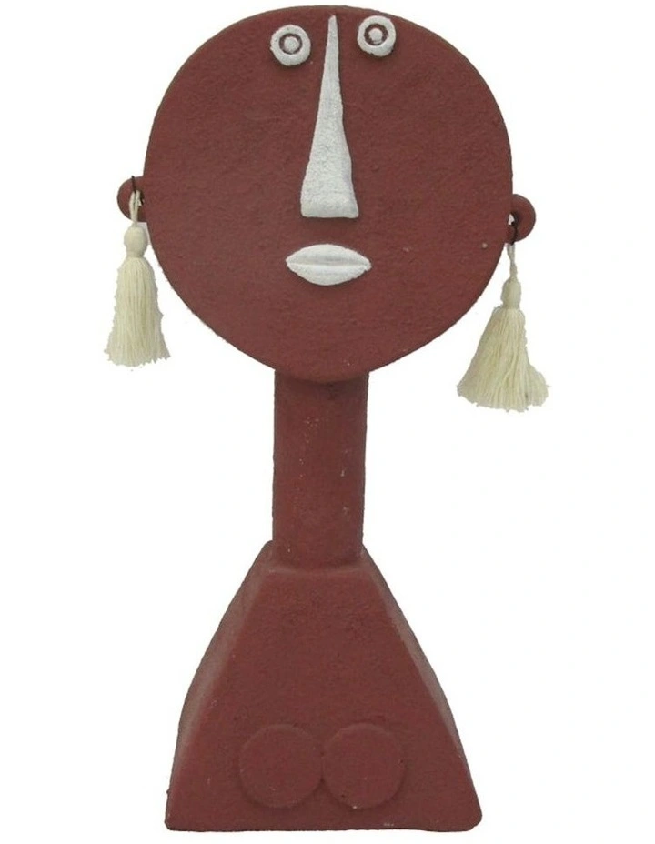 Tribal Lady Ornament in Terracotta