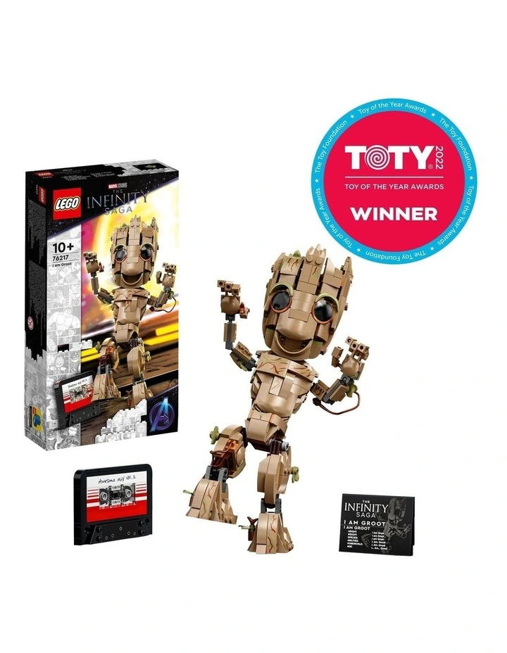 Super Heroes Marvel I am Groot Building Kit 476 Pieces 76217