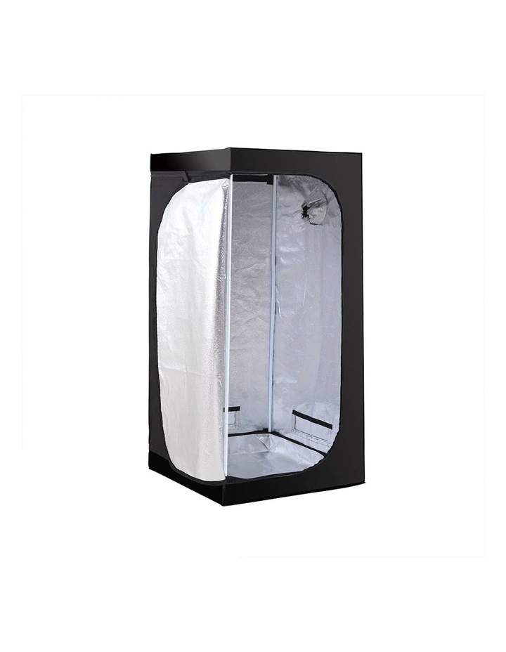 Garden Hydroponics Grow Room Tent 75x75x130cm in Black