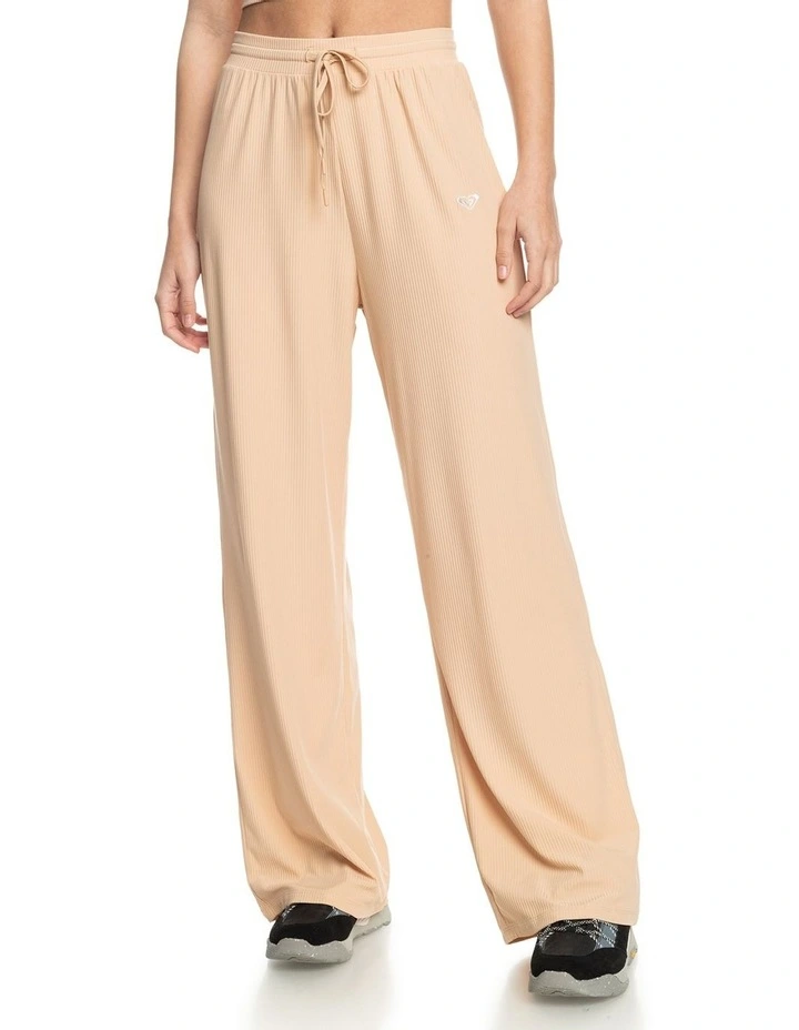Rise and Vibe Sports Trousers in Toasted Almond