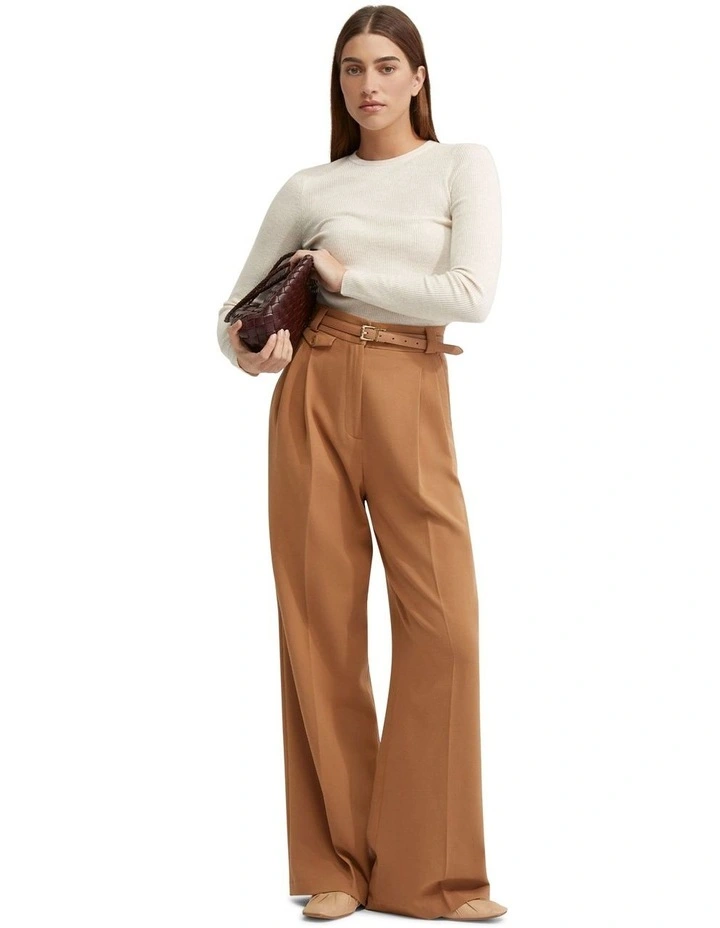 Jada Skinny Rib Knit in Cream
