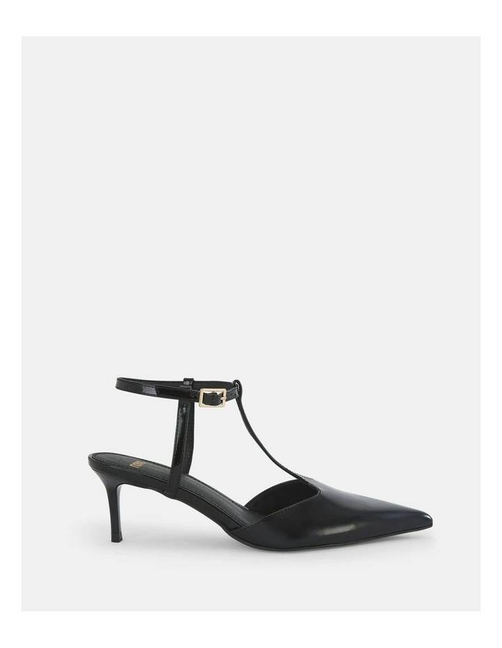Invergio Mules in Black Patent