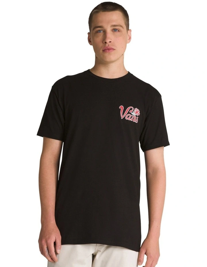 Pasa Short Sleeves Tee in Black