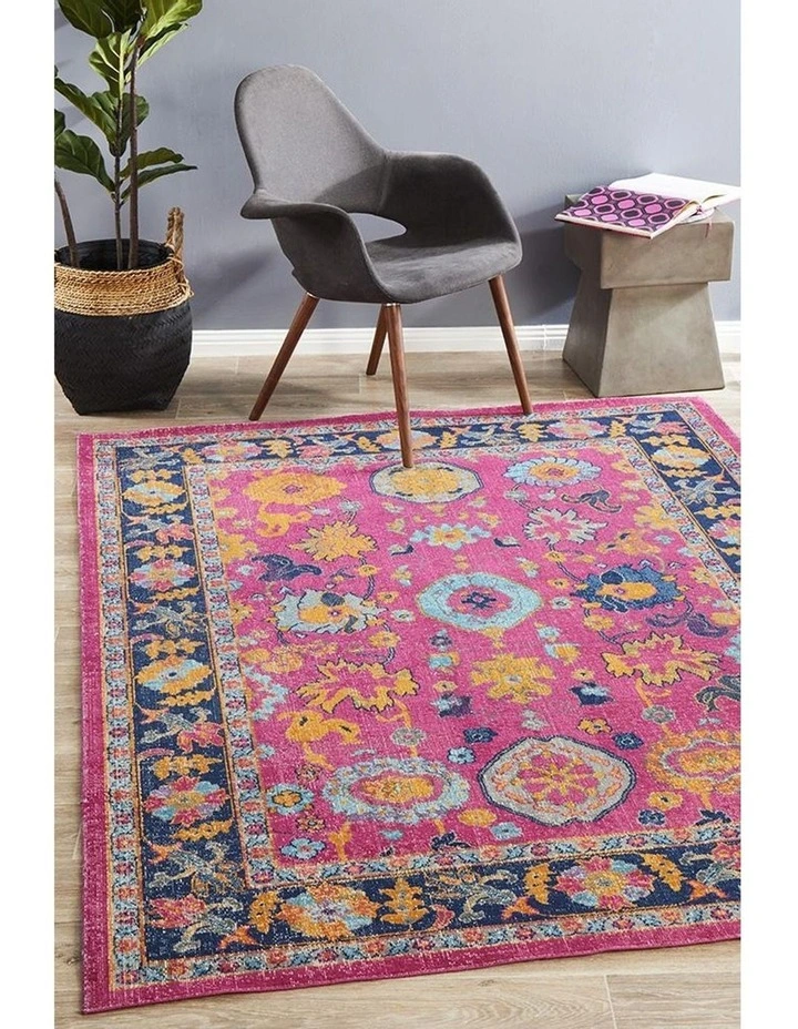 Eternal Whisper Corners Pink Rug