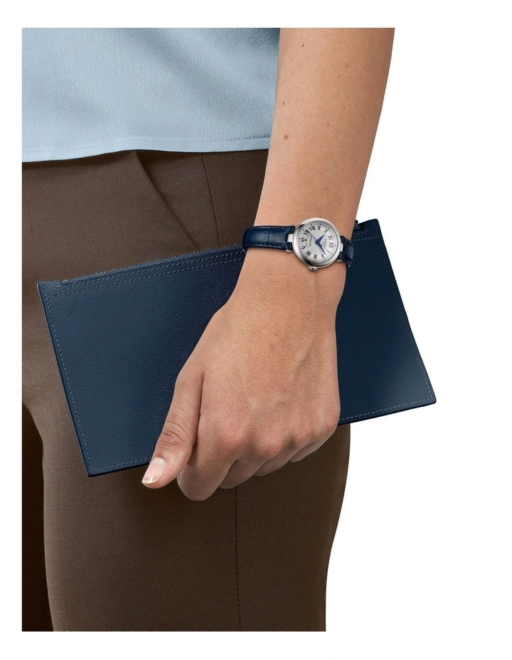 Bellissima Automatic T1262071601300 Watch In Blue Leather