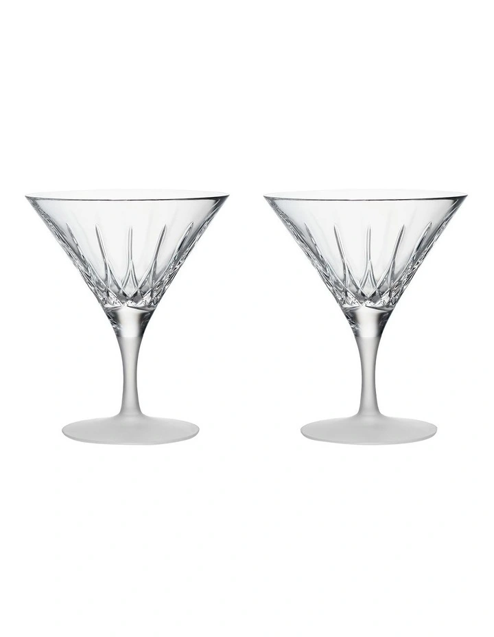 Lismore Arcus Martini 220ml Set of 2 in Clear