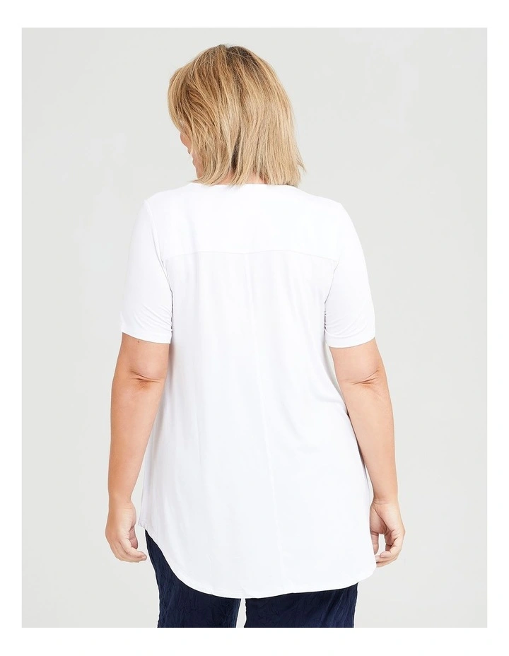 Bamboo Base Short Sleeve Top