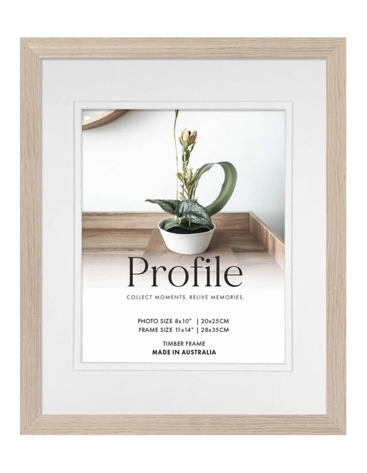 Made Timber Photo Frame 11x14"/8x10" in Polar Birch