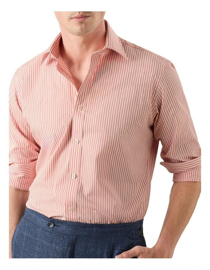 Collins Shirt in Coral