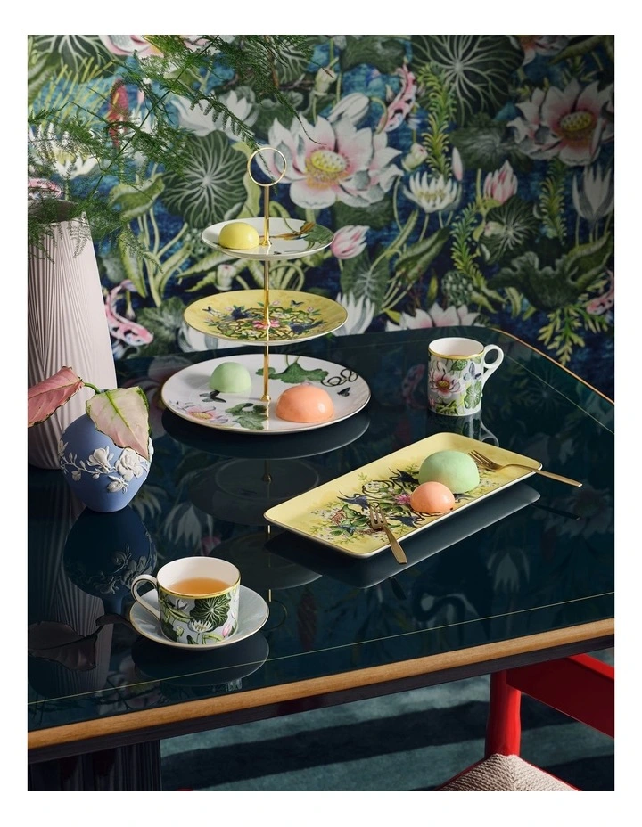 Wonderlust Waterlily Teacup & Saucer Set in Multi