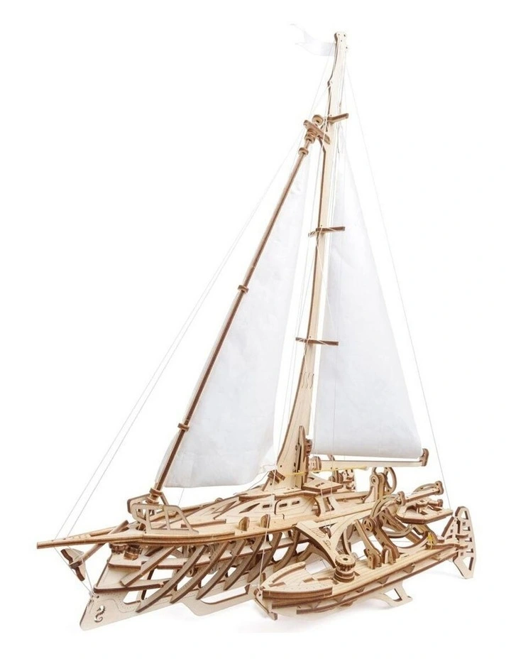 Trimaran Merihobus 237 Piece Wooden 3D Puzzle Gift Set