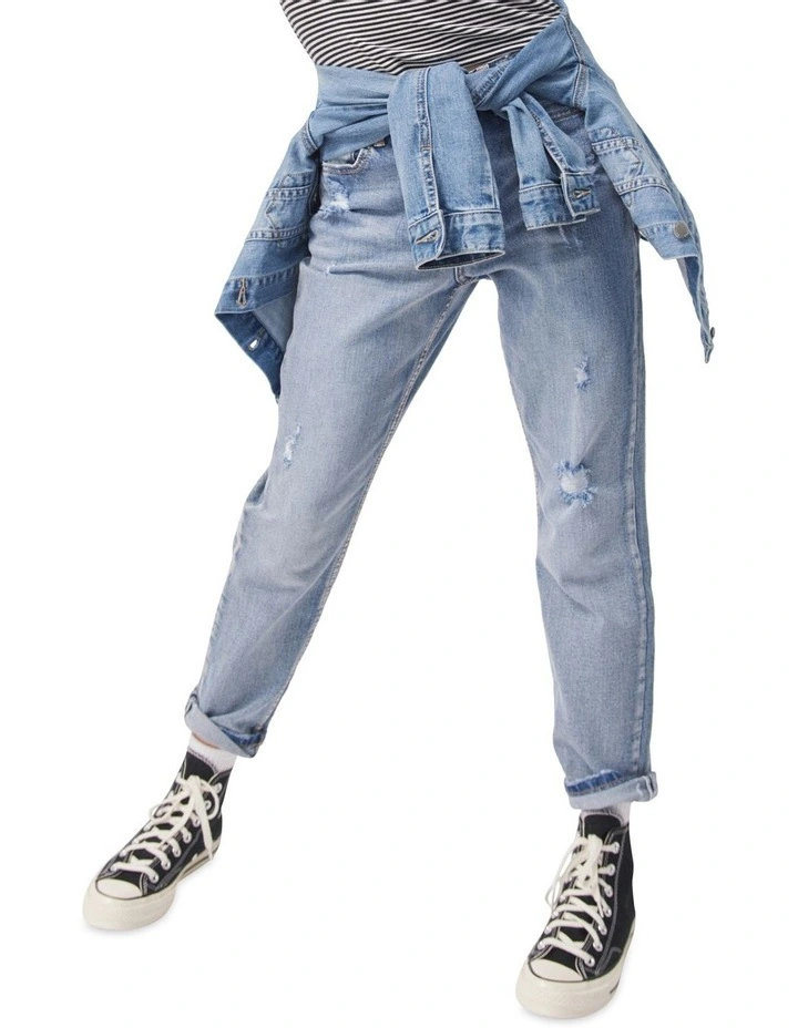 Geri Girlfriend Jean in Pale Indigo