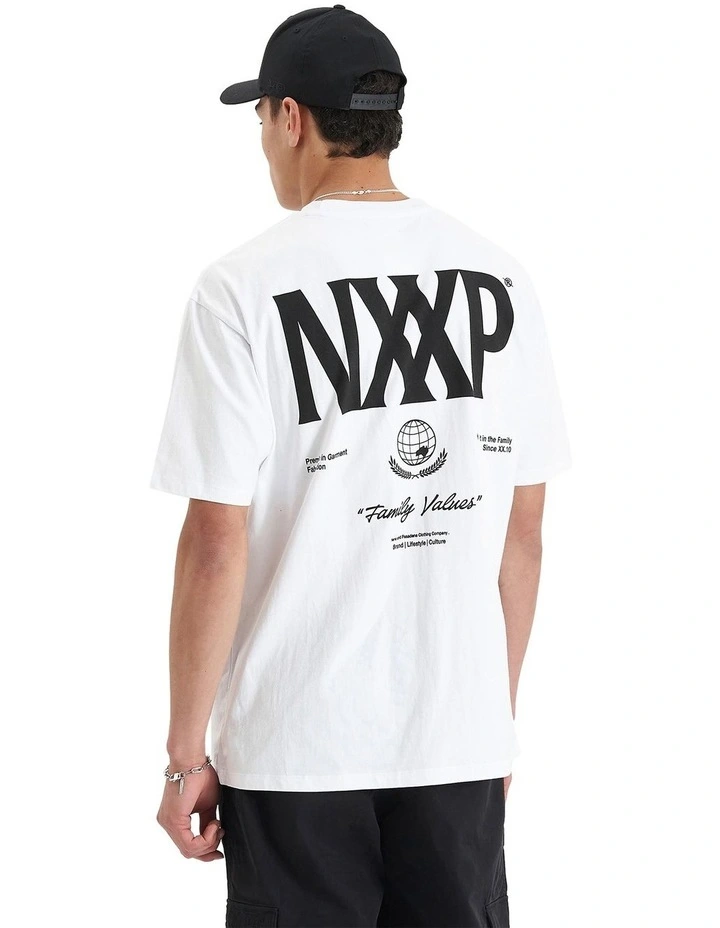 Arctic Heavy Box Fit Tee in White