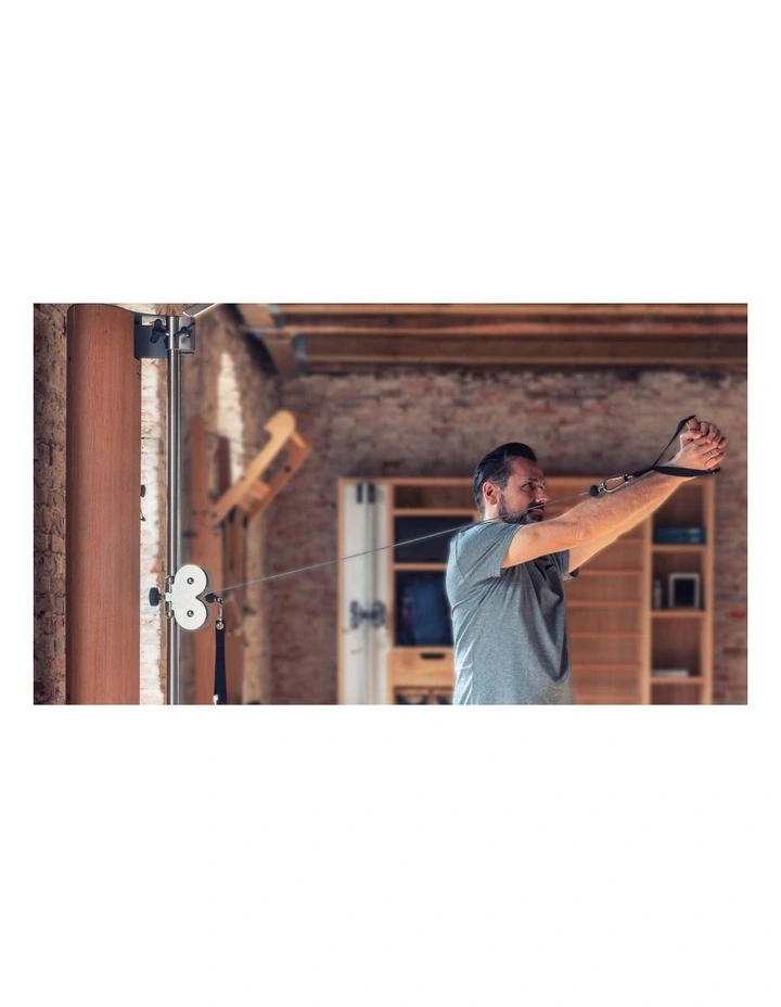 Slim Beam Home Studio Gym in Walnut