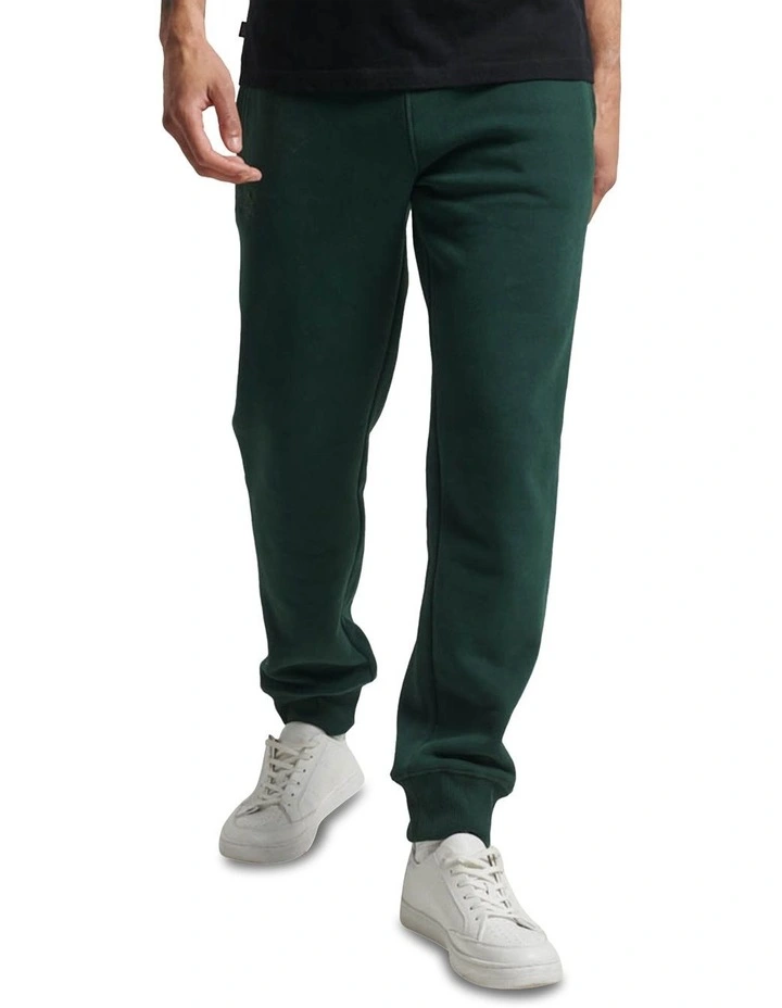 Essential Logo Joggers in Forest Green