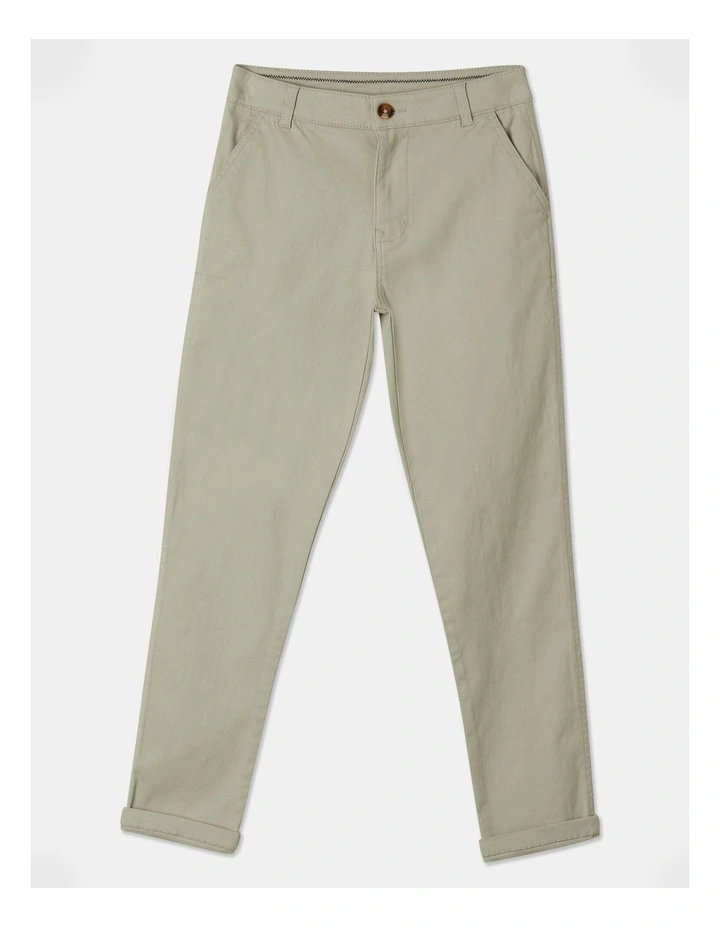 5 Pocket Chino in Stone