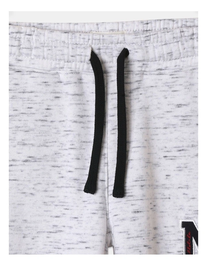Melange Track Pant in Navy