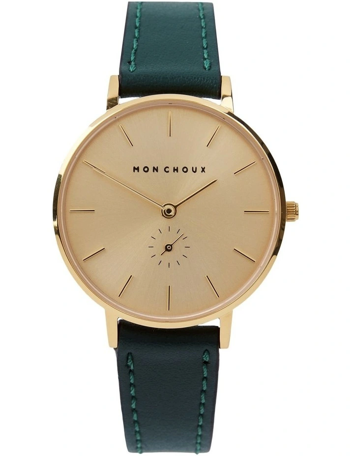 Lille Vine Grape Vegan Leather Watch 32mm in Gold