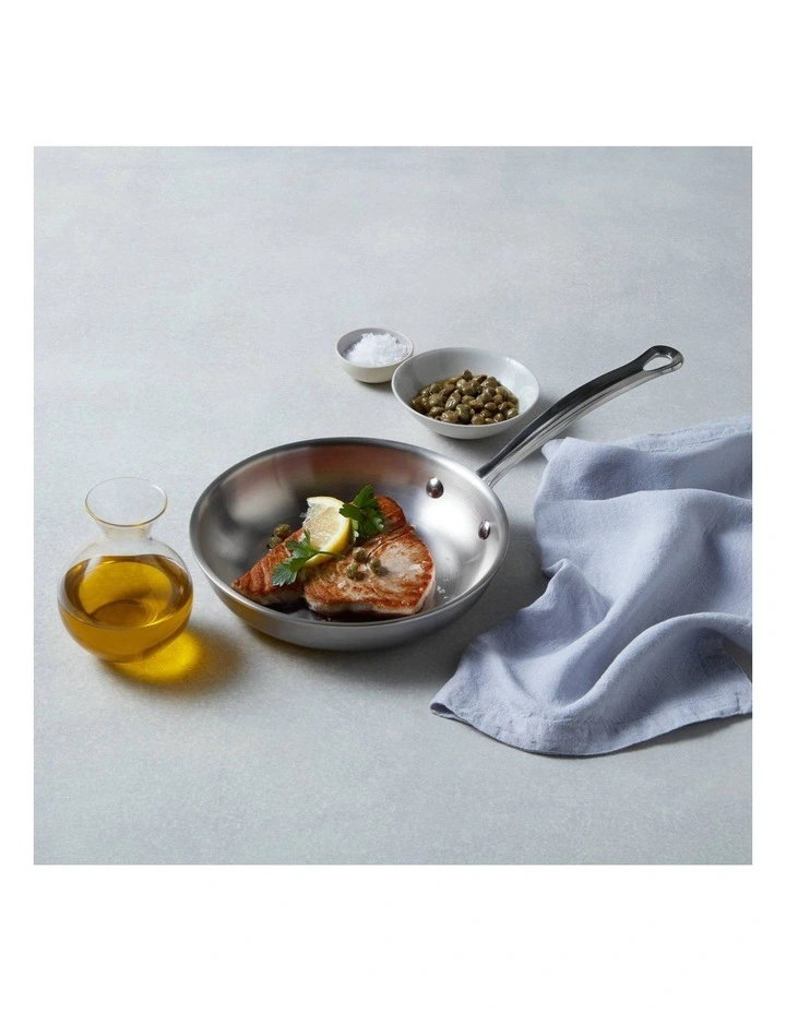 Per Amore Clad Stainless Steel Induction Open Skillet 20cm