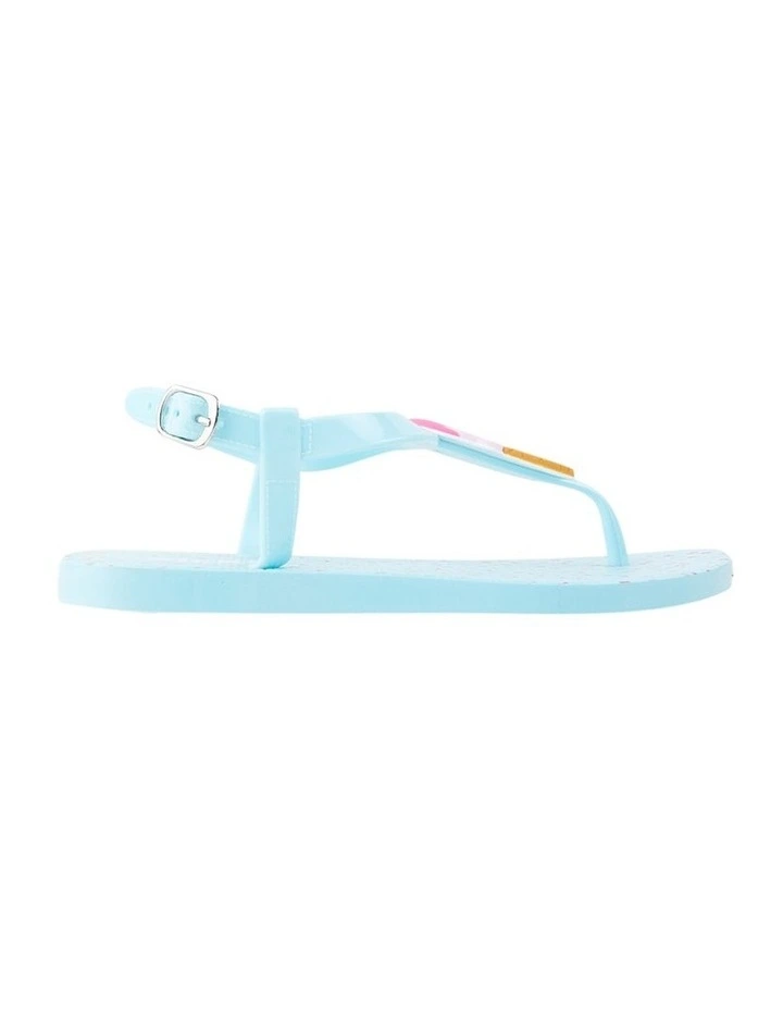 Khloe Ice Cream Beach Sandals in Turquoise