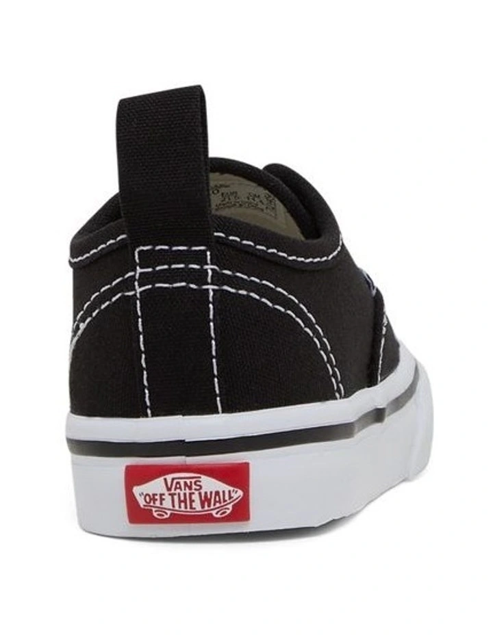 Authentic Elastic lace Infant Black/White Sneakers