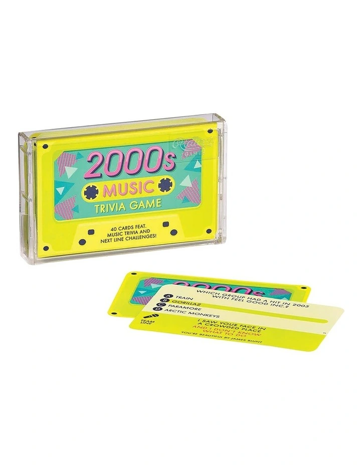 2000s Trivia Tape Quiz Card Game