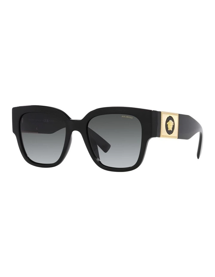 VE4437U Polarised Sunglasses in Black