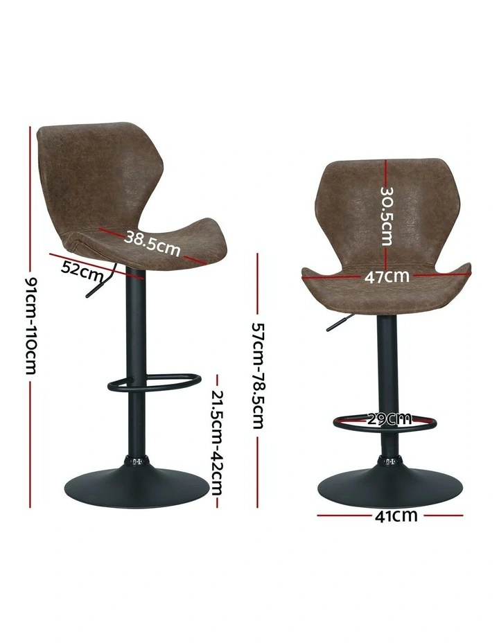 Frawley Kitchen Bar Stools in Brown