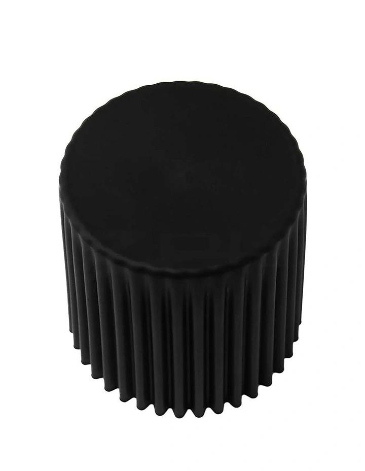 Bar Cupcake Plastic Foot Stool x2 in Black