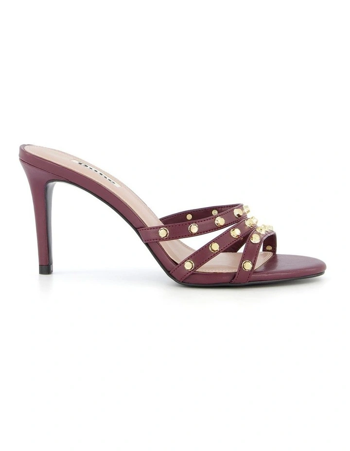 Madrina Di Sandals In Burgundy